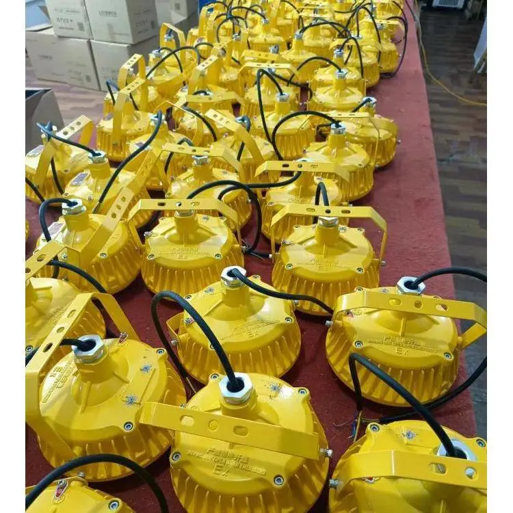 防爆应急弯灯 防水防潮灯 工厂三防灯 圆形泛光灯