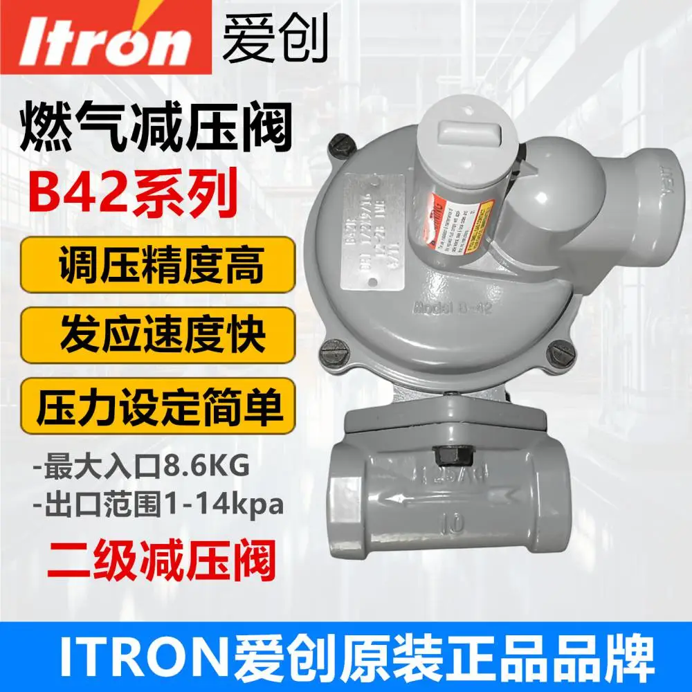 原装正品Itron爱创二级减压阀B42稳压阀燃烧机专用