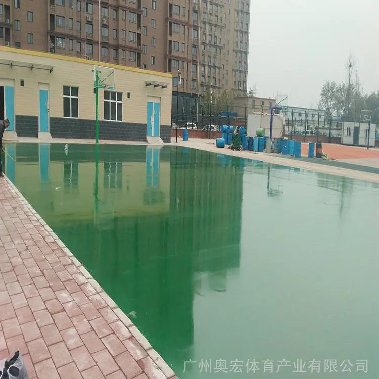 九江硅pu篮球场 九江篮球场施工价格 篮球场塑胶地