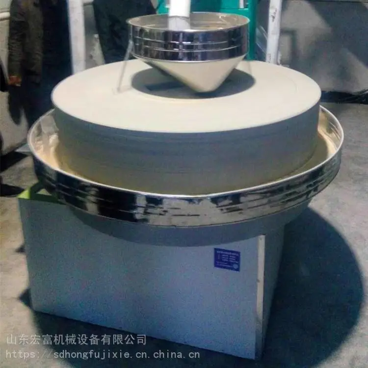 新型面粉石磨机加工 商用电动石磨面粉机 家用电动石磨耐磨 价格