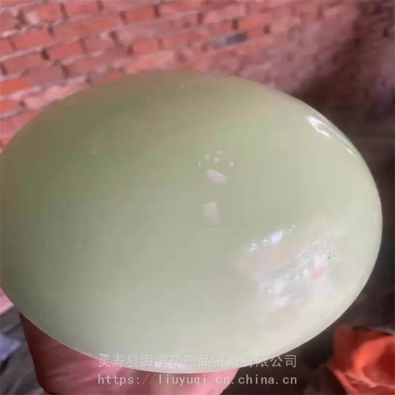 海滨供应荧光石 造型夜光石 黄绿色夜光石
