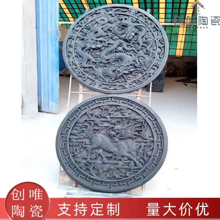 山东潍坊四合院古建砖雕回文砖斗拱青砖秦砖汉瓦什锦窗砖雕生产厂家