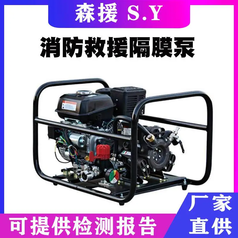 便携式LYSP-503消防泵远程高压输送吸水泵消防救援隔膜泵