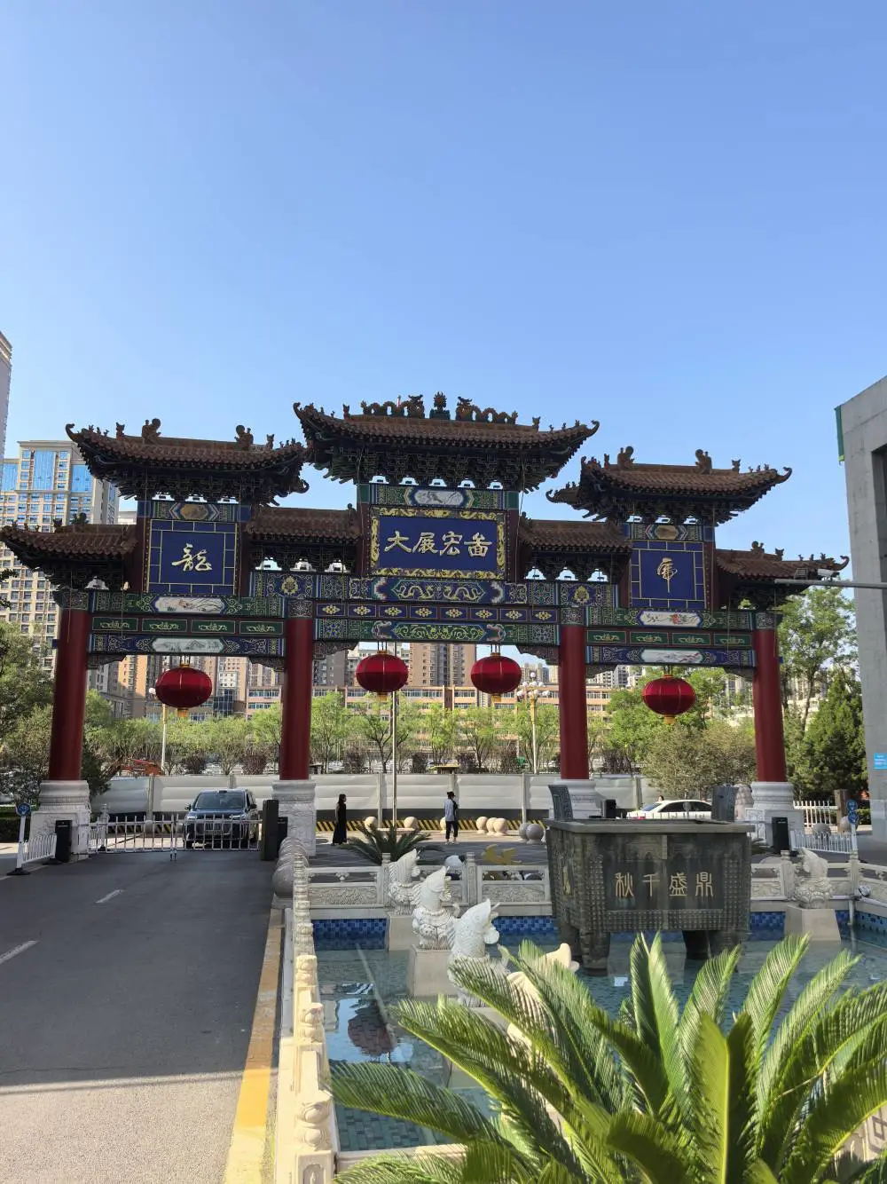 钢结构牌坊设计公司 古建牌楼施工队 仿古大门设计