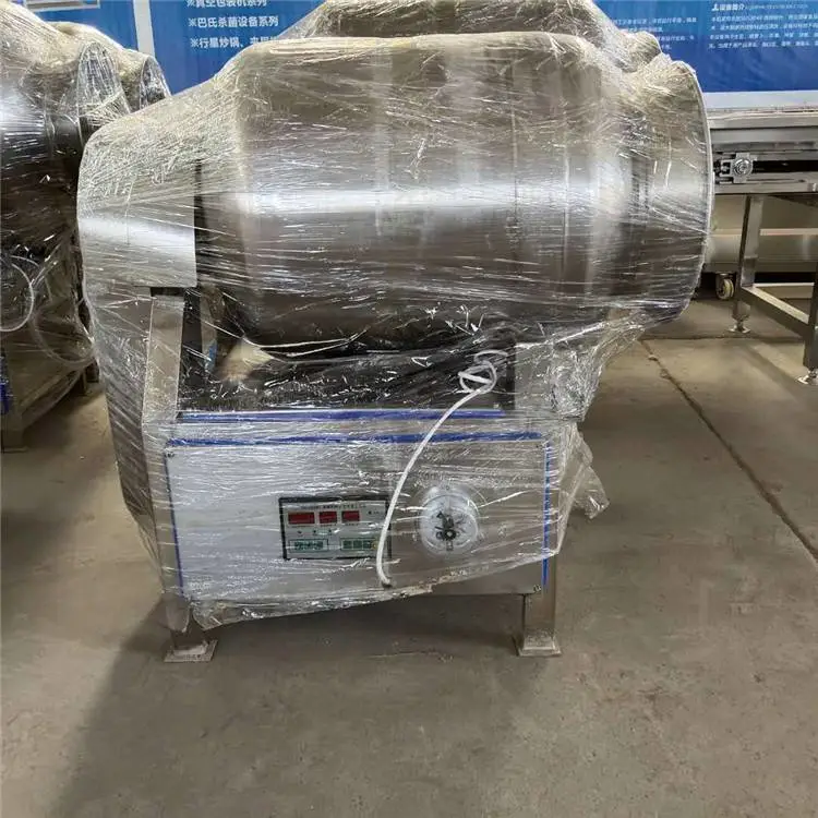 景翔牌里脊肉真空滚揉机不锈钢滚揉机V型齿滚揉机