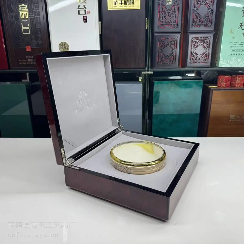 定做木盒厂家 山参木盒包装 酒盒木盒包装 小罐茶木盒富艺木盒厂