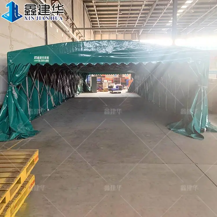 推拉棚活动棚 工业仓库帐篷 棚布湖北金龙 化德