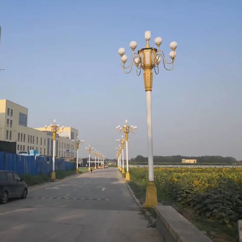博尔勃特八叉九火10米LED玉兰灯商场步行街广场市政道路中华灯