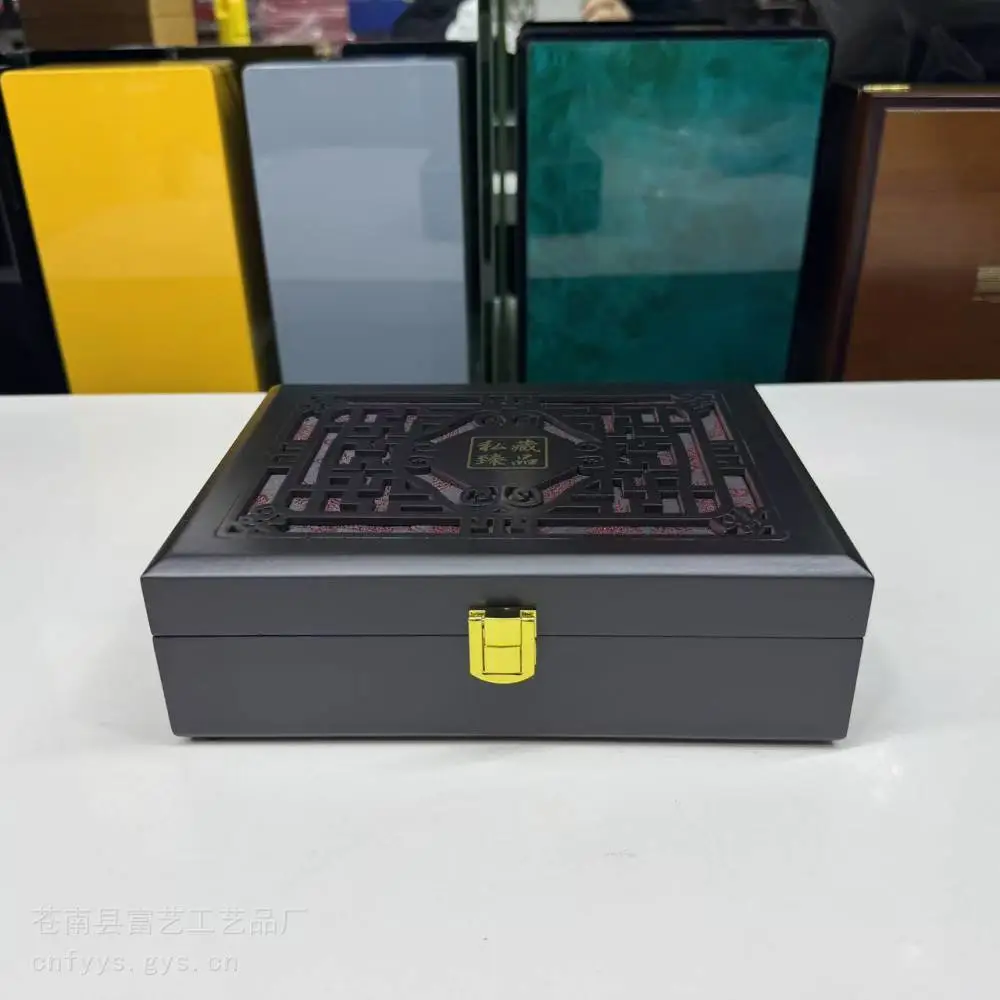 开窗木盒 玉器木盒 首饰品木盒 项链木盒平阳木盒厂