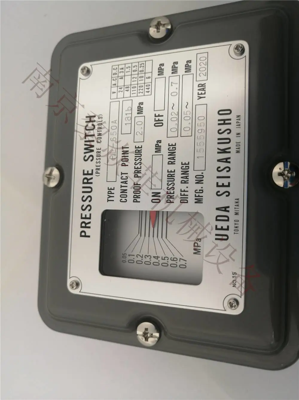 户外防水压力开关 植田UEDA PDC-1-016-M-R-1 河南报价