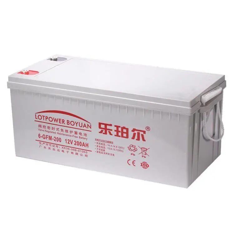 LOTPOWER乐珀尔蓄电池6-GFM-200 12V200AH 基站通讯