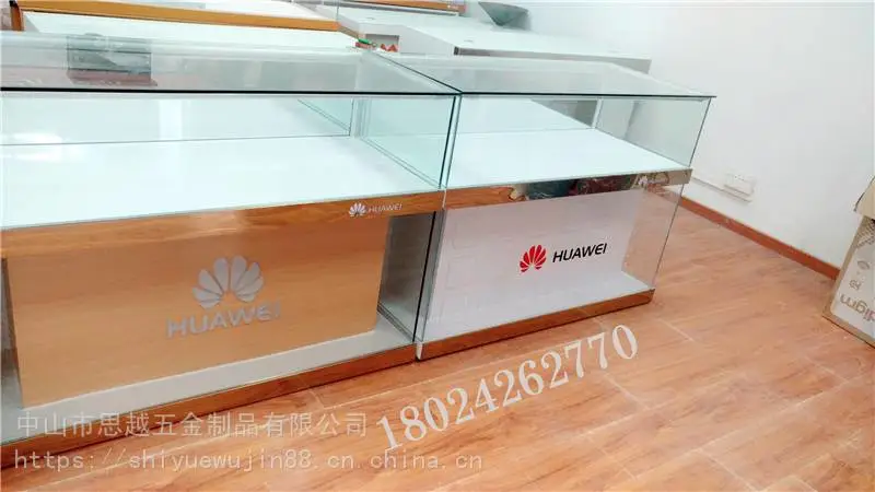 玻璃柜新款联通业务受理台中国移动酒店接待台