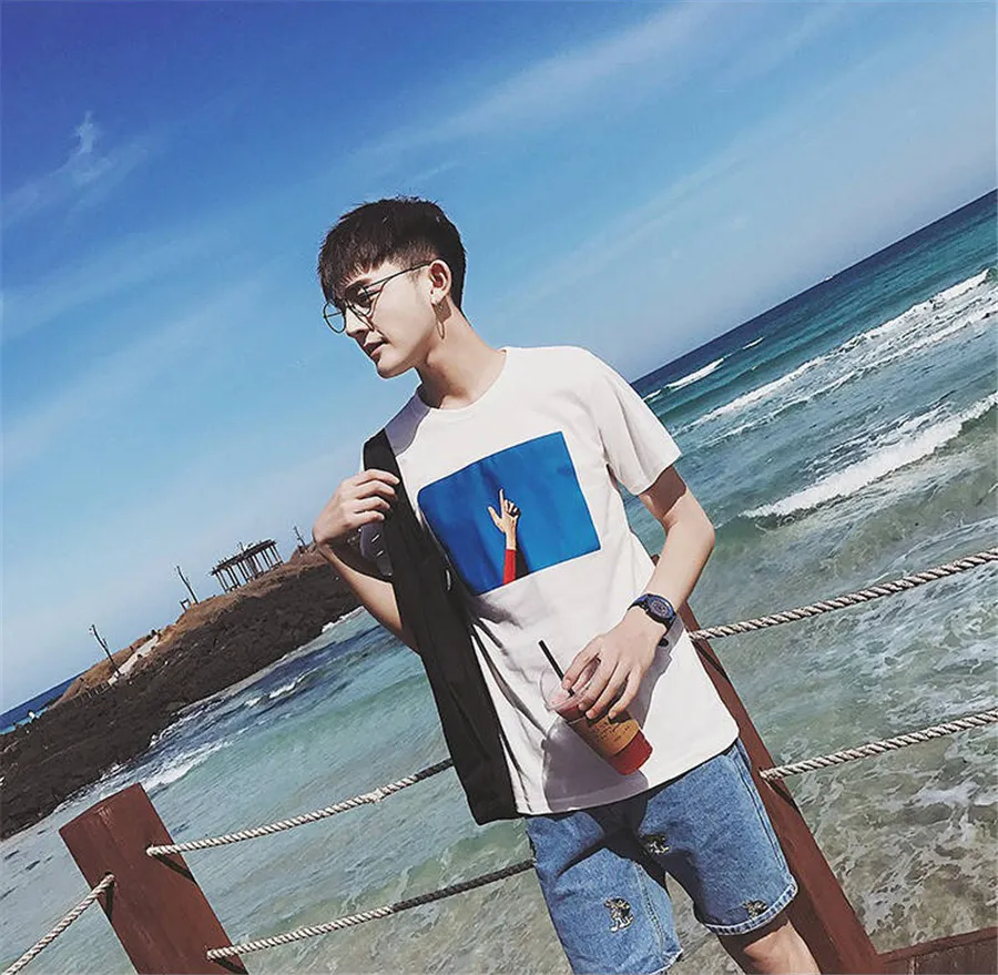云南玉溪一手货源***男装义乌库存尾货处理网男士t恤圆领宽松上衣