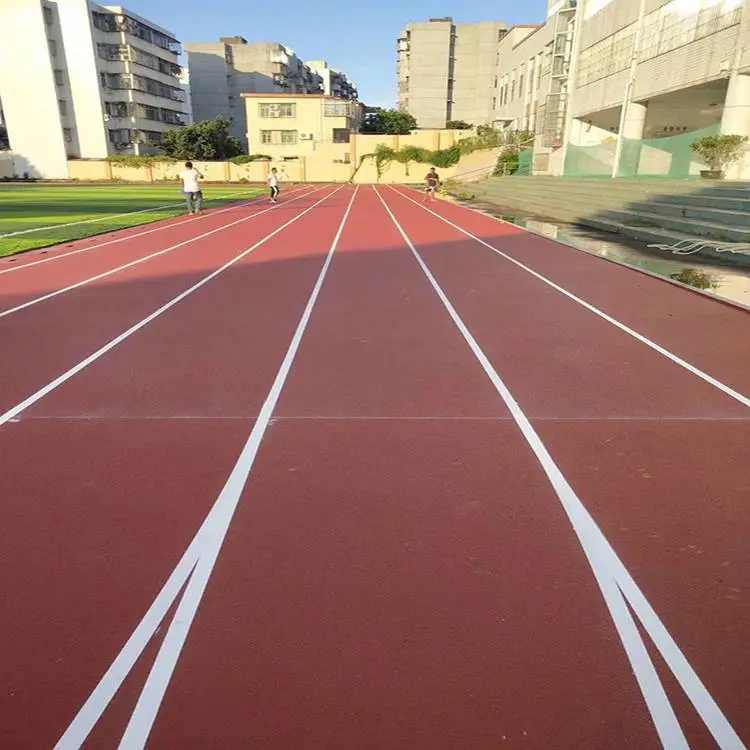 学校塑胶跑道底面打胶吗,透气式塑胶跑道建设公司