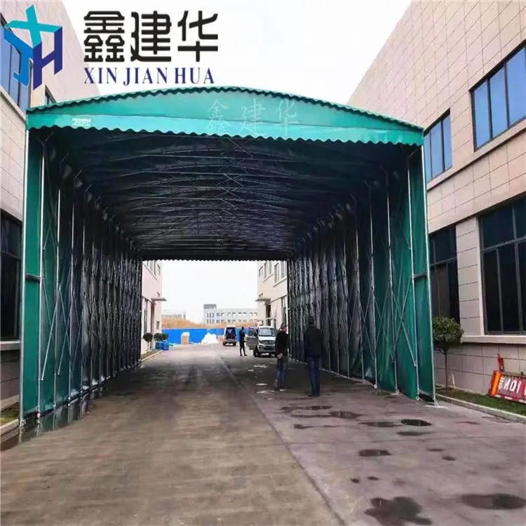 房屋遮雨棚 大型移动推拉雨棚 价钱 绥江