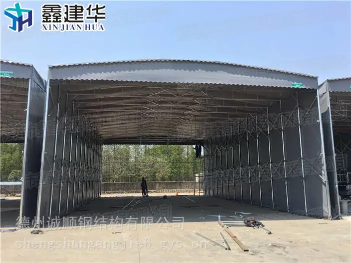 阳光停车棚电动雨蓬制造商有哪些仓库大棚仓库大帐篷