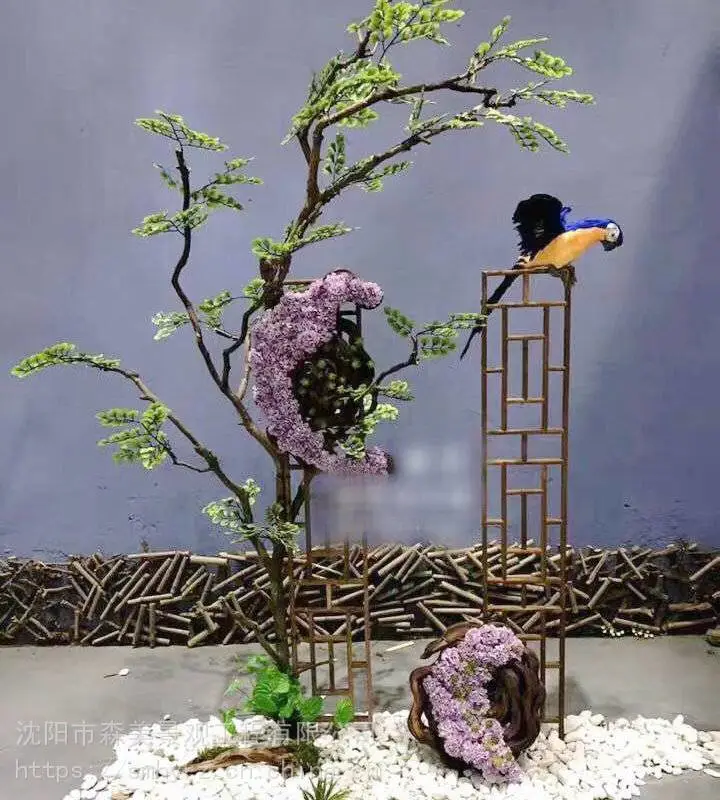 假桃花树放家里好不好森美景观花艺软装