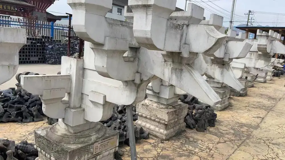祠堂古建材料厂 仿古构件定制 水泥斗拱厂家电话
