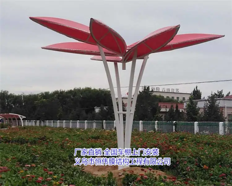 六盘水停车棚设计 电动自行车停车棚图片简单大方