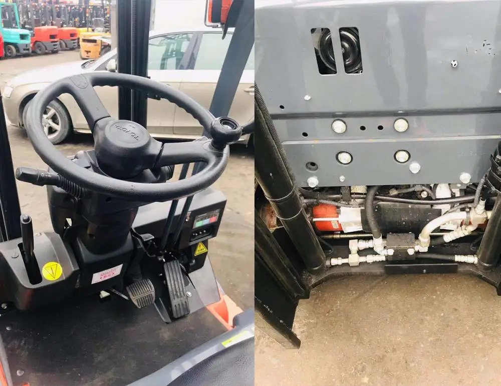 丰田8fbe15三支点叉车 1.5吨柴油叉车尺寸? 个人用二手叉车