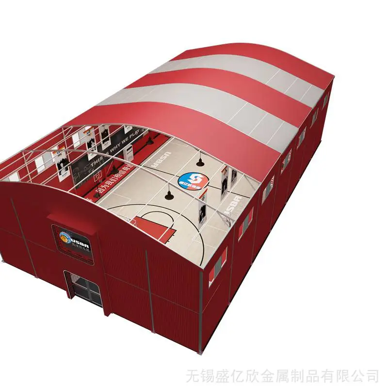 体育馆遮阳棚搭建式建筑棚子使用***用途广泛