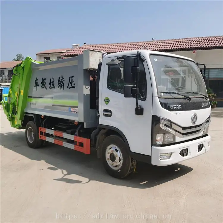 压缩垃圾车 后挂桶垃圾车 6方自卸垃圾车 后装压缩式垃圾车