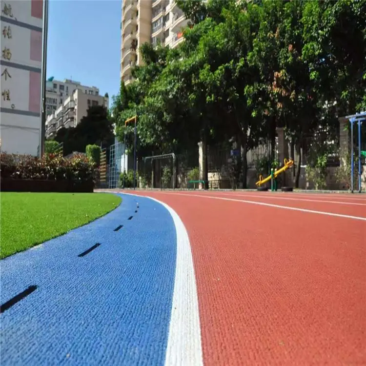 跃羚 13厚透气型塑胶跑道 运动场塑胶跑道 体育塑胶跑道