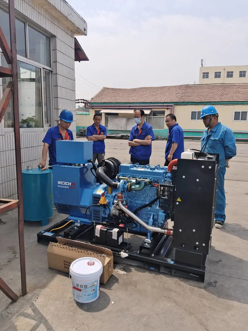 潍柴原装64kw柴油发电机 全铜无刷自动化 养殖场备用电源