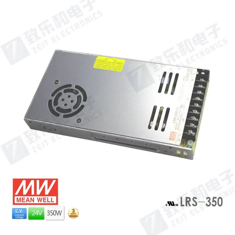 明纬LRS-350-24 开关电源350W24V14.6A室内用