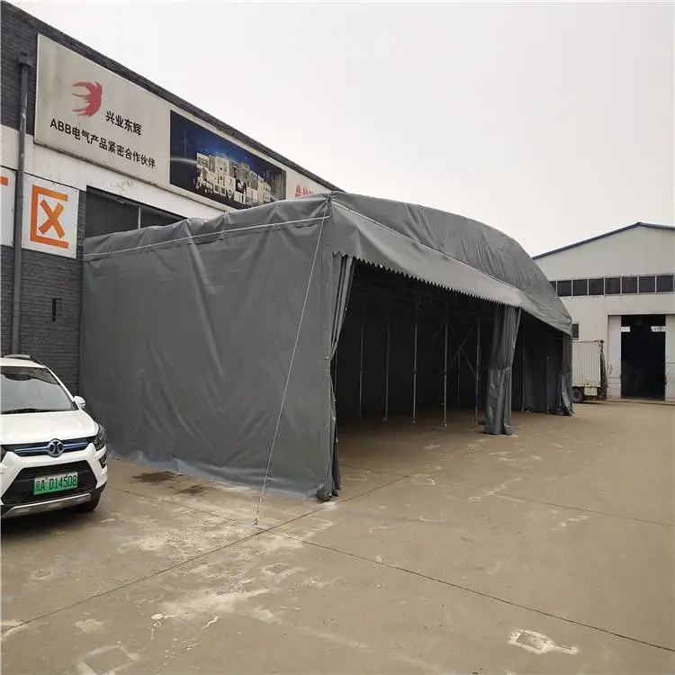盐城响水 仓库挡雨棚 移动遮雨棚 专业工程资质