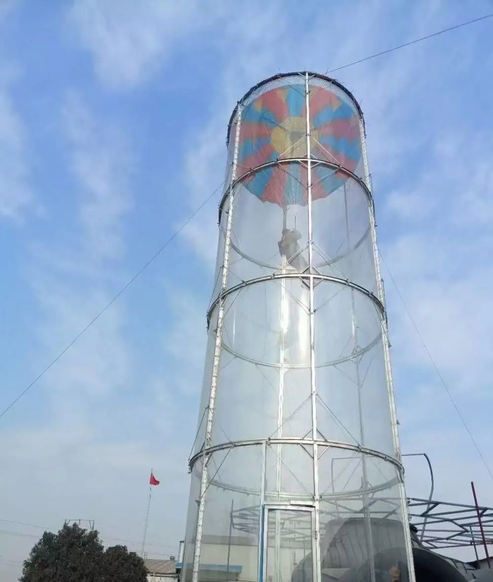 全方位安全防护 降落伞模拟器 抗防晒可安装空调 高度可以定制