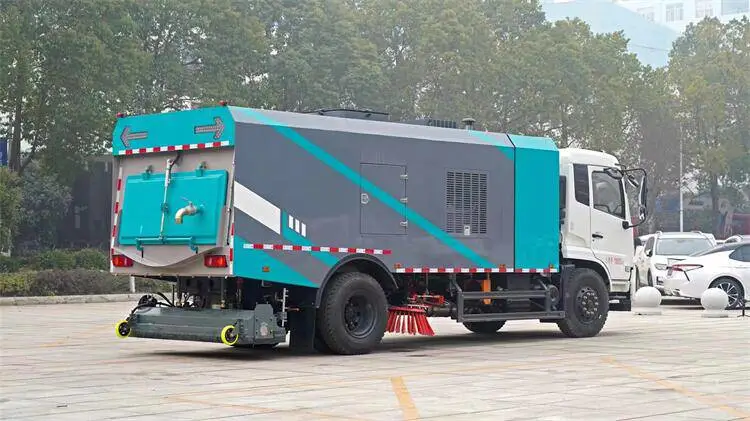 路障清扫车视频 纯吸式扫地车视频 8方扫路车道路清扫车