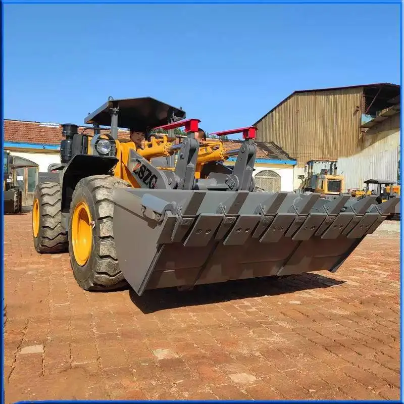 30铁矿井下专用装载机AS井下巷道铲车#矿井装载机图片带破碎锤一机多用