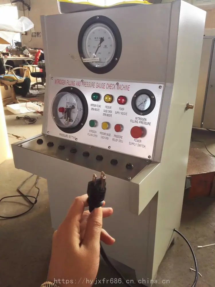 鸿源机械CO2气体充压机 水基型灭火器充装机 灭火器维修流程注意事项