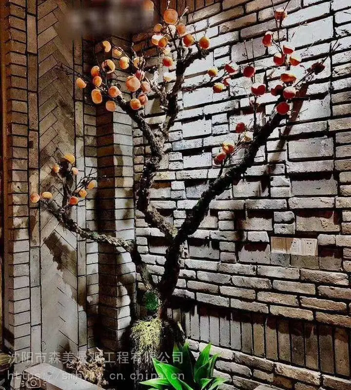 仿真树叶生产厂家森美景观花艺软装