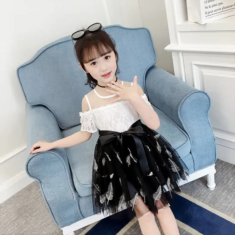 摆地摊的货源从哪里批发女童连衣裙夏季儿童夏韩版可爱裙子蕾丝广州3到十元童装批发