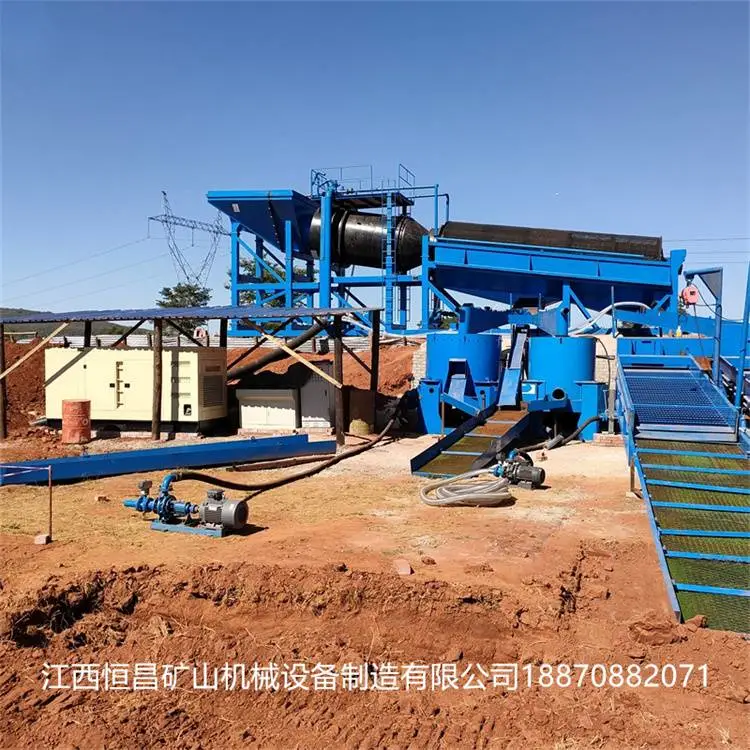 采石场矿用滚筒筛分机 泥石石料土无轴圆筒筛石机 滚桶筛选机