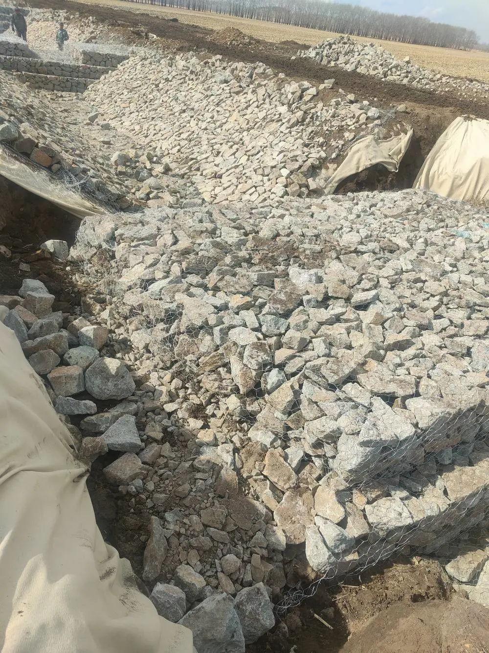 镀锌石笼网箱 生态格宾网 公路边坡防护 质保三年