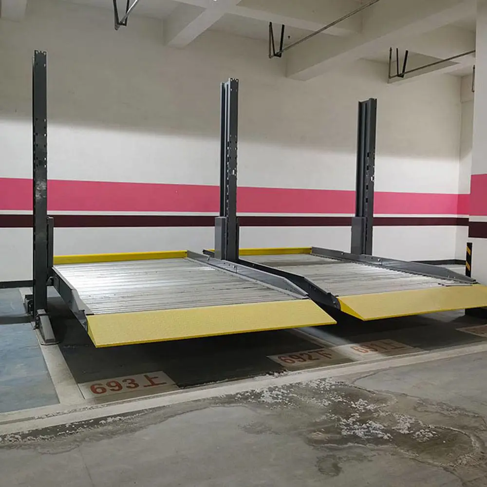 陕西凤县立体车库租赁 立体车库停车场 汽车立体停车库举升机出租 莱贝全机械停车位租赁