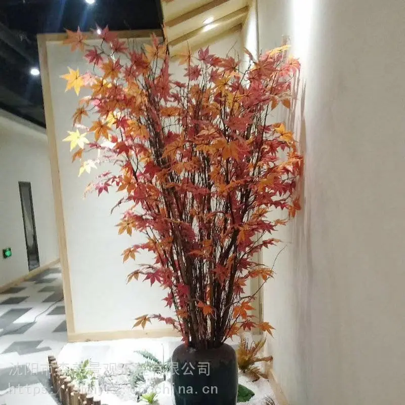 假树造型 代替立杆森美景观花艺软装
