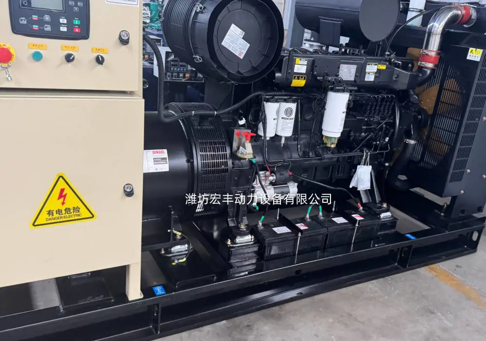 潍柴280KW柴油发电机 发动机WP12D353E200矿山用发电机