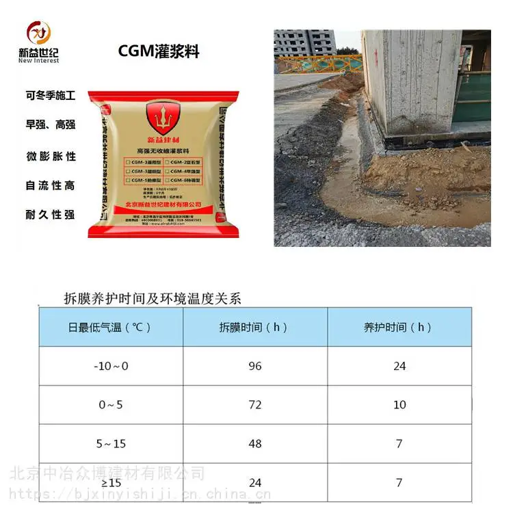 江苏相城 钢筋连接灌浆料应用范围 CGM-1