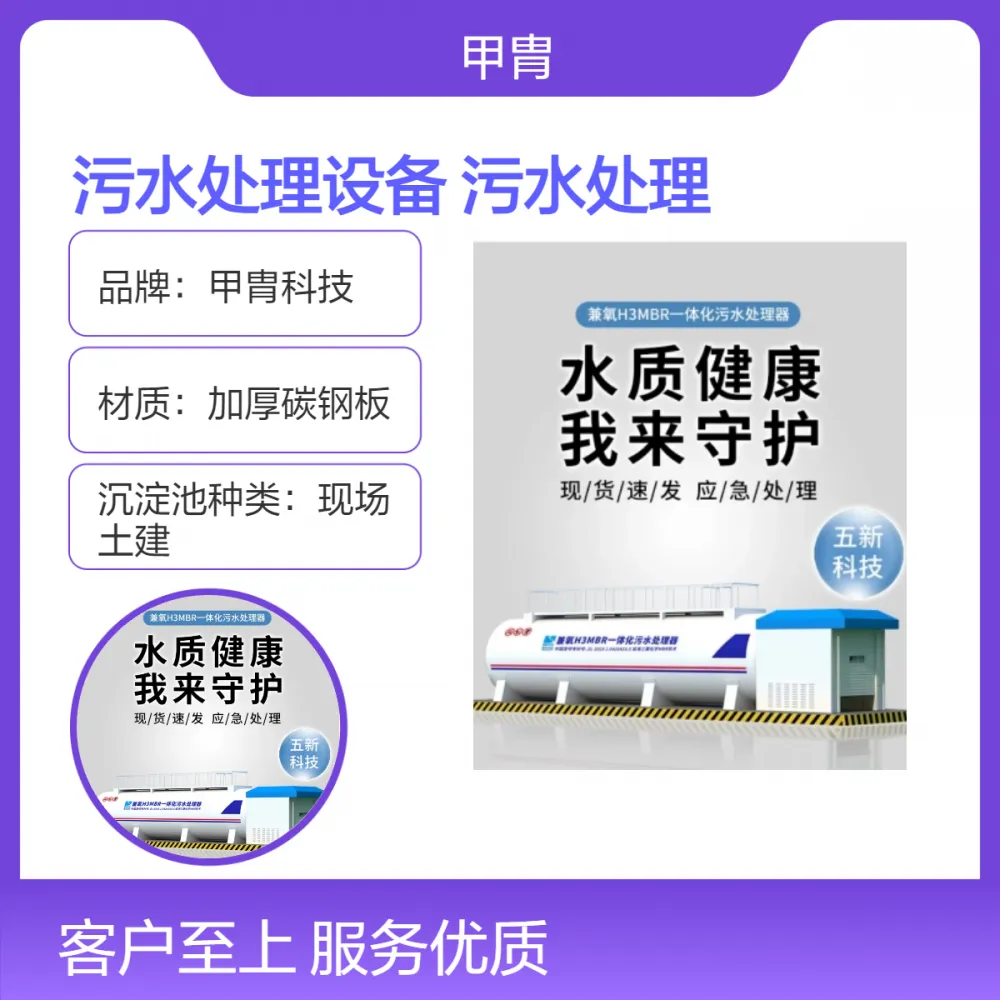 应急污水处理一体化设备出租 出售 一级A标出水20年寿命