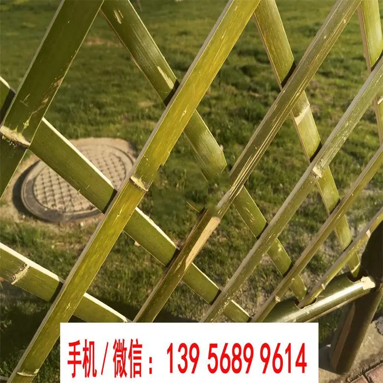西安市 竹篱笆 竹子栏杆烟台市龙口市竹篱笆仿竹护栏