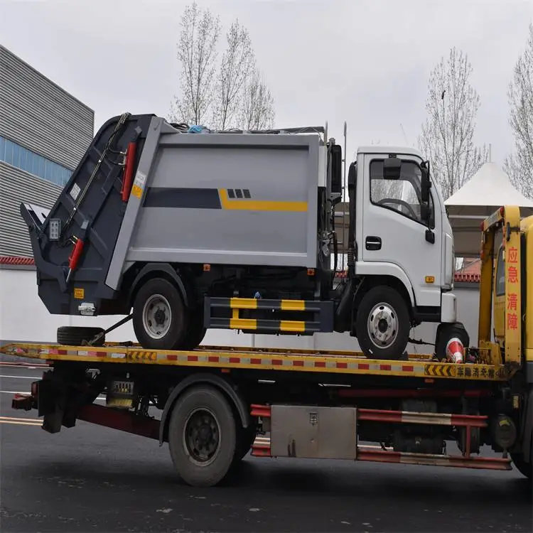 大同垃圾转运侧挂桶压缩垃圾车 8方压缩垃圾车哪里买当地哪里买
