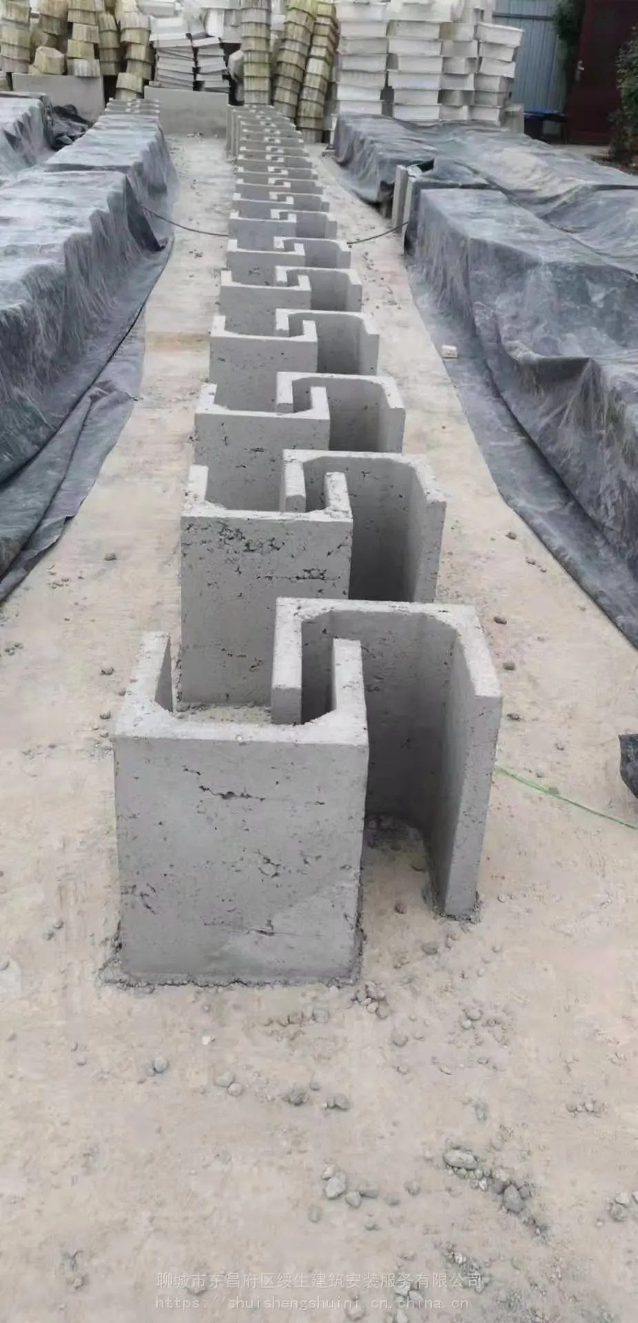 水泥U型槽 预制混凝土U型槽 规格齐全 排水沟电缆槽 绥生建筑
