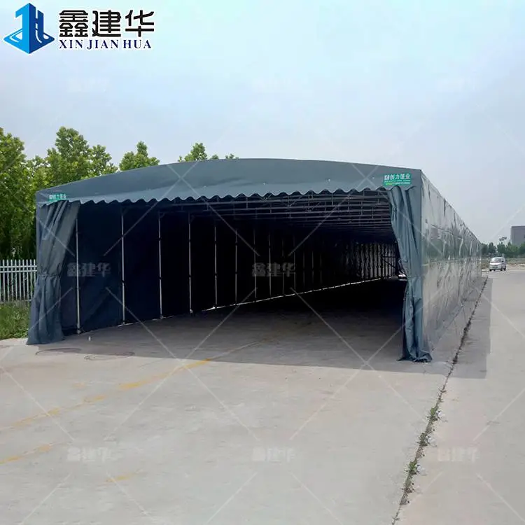 大门雨棚电动雨蓬电机调节户外临时帐篷包上门安装