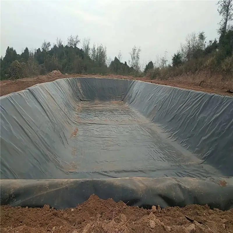 宁波土工膜耐酸碱氧化池覆盖膜 RunYe/润业土工蓄水池1.0mm防渗膜生产商