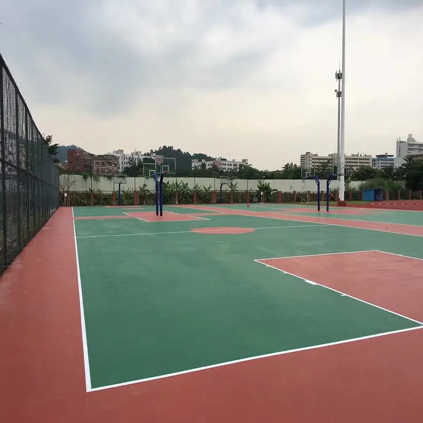 塑胶篮球场和油漆地,塑胶篮球场的英语