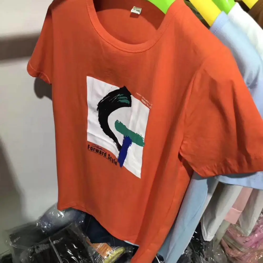 广东佛山服装城女童t恤半袖包邮 小孩子夏装套装半袖摆地摊卖童装15元模式